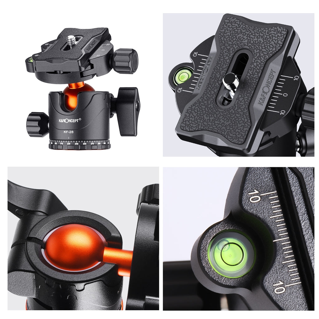 Statyw fotograficzny k&f ALU/MAG 175CM K254A3 SA254M2 tripod KF09.089 V1