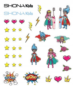 Szczoteczka soniczna dla dzieci SHONA kido vision + naklejki + kamera Wi-fi