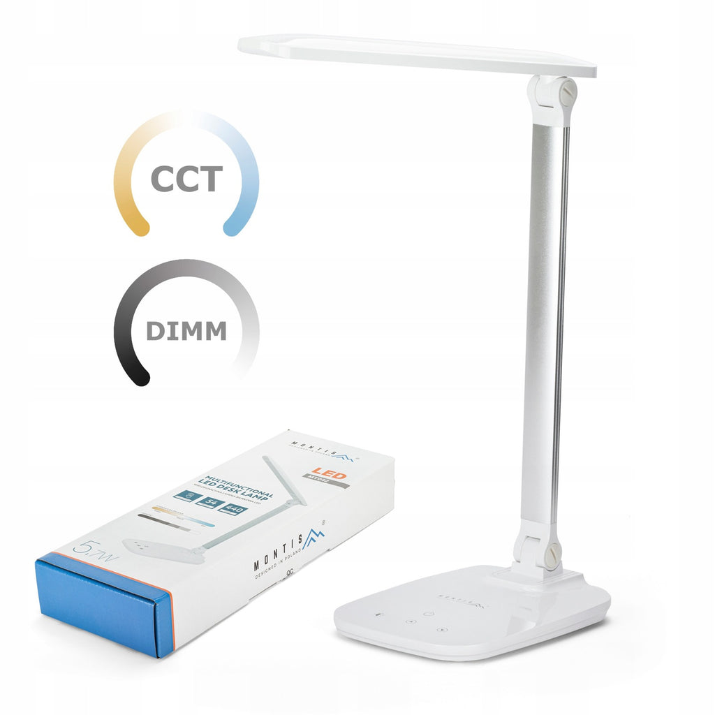 Szkolna lampka biurkowa ściemnialna LED cct 5.7W