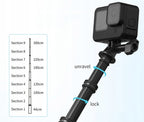 Selfie stick 3m Telesin do kamer sportowych (IS-MN) carbon monopod