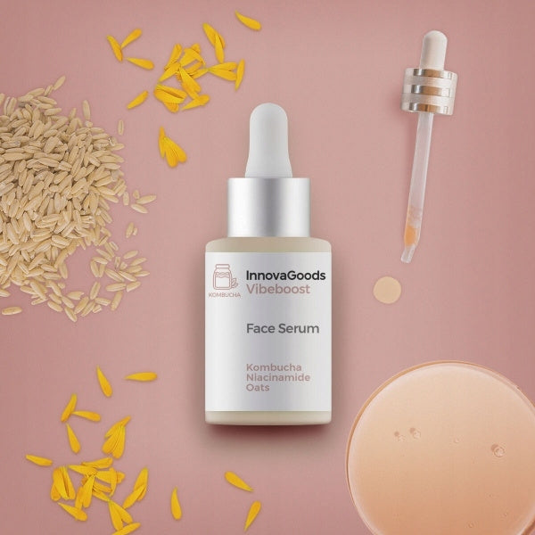 Serum do Twarzy Kombucha Vibeboost InnovaGoods wegańskie kwas hialuronowy