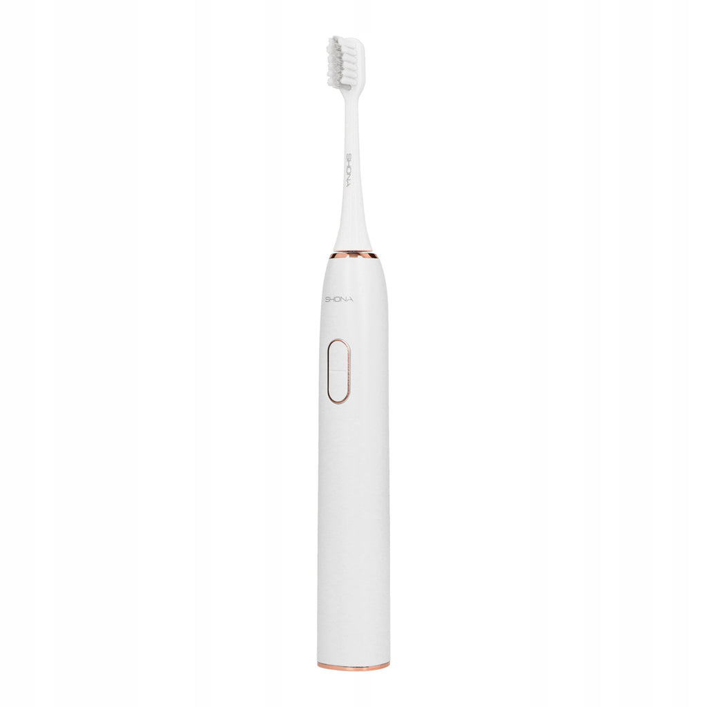 Shona Home pro - szczoteczka soniczna do zębów (biała, etui, 2x końcówki)