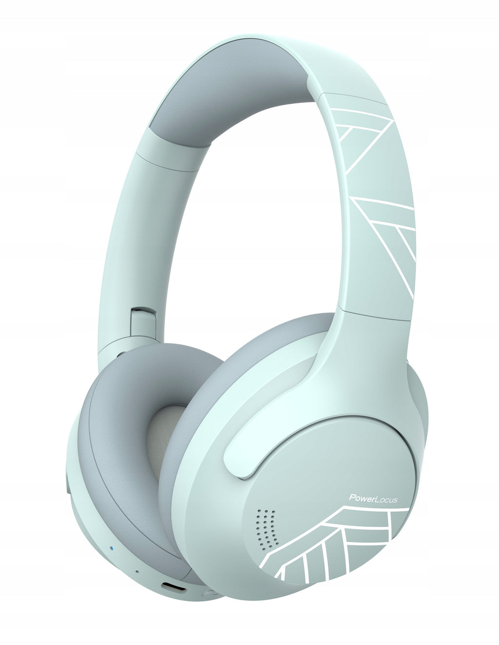 Słuchawki Bluetooth PowerLocus P3 Mint Mikrofon + Etui AUX BT Bluetooth 5.3