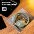 Słuchawki Bluetooth PowerLocus P3 Mint Mikrofon + Etui AUX BT Bluetooth 5.3