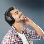 Słuchawki Bluetooth PowerLocus P7 Black Over-Ear Mikrofon AUX BT 50h