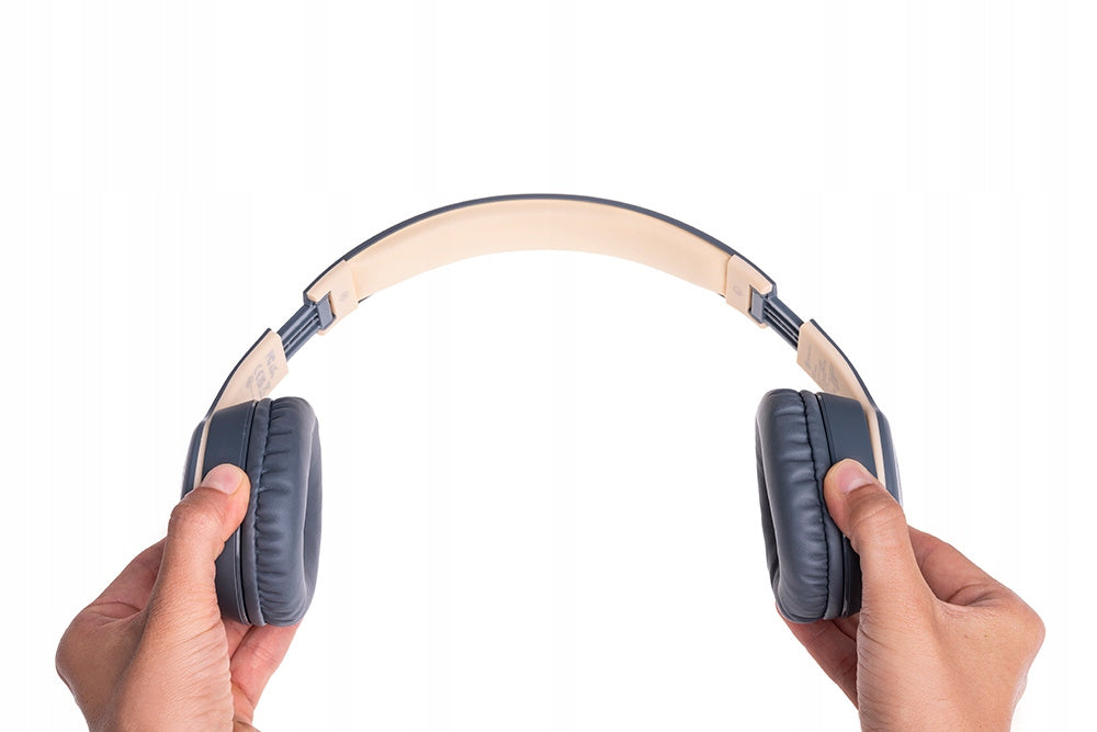 Słuchawki Bluetooth PowerLocus P7 asphaltgrey Over-Ear Mikrofon AUX BT 50h