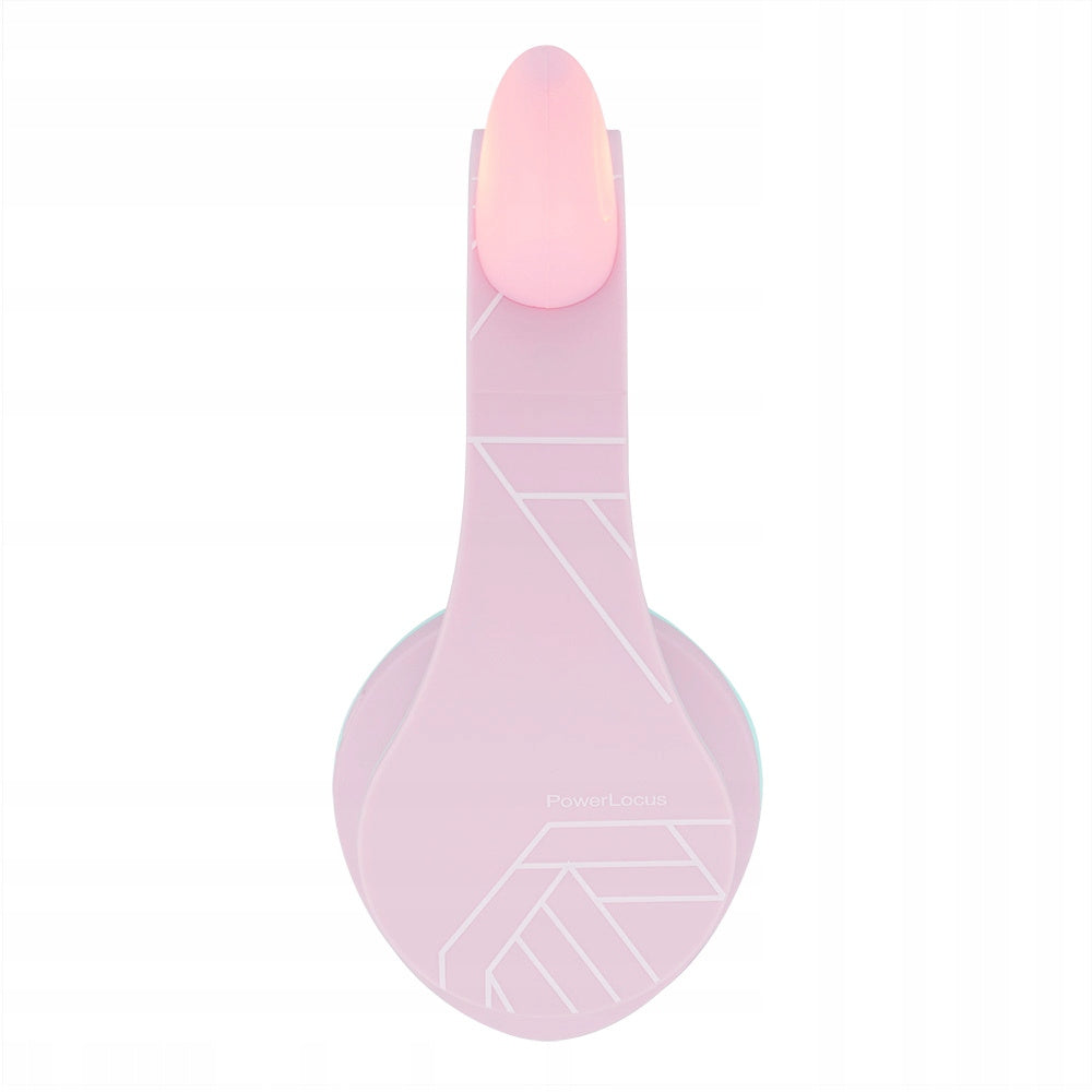 Słuchawki dla dzieci PowerLocus Kids PurplePink CAT bezprzewodowe Bluetooth