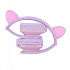 Słuchawki dla dzieci PowerLocus Kids PurplePink CAT bezprzewodowe Bluetooth