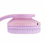 Słuchawki dla dzieci PowerLocus Kids PurplePink CAT bezprzewodowe Bluetooth