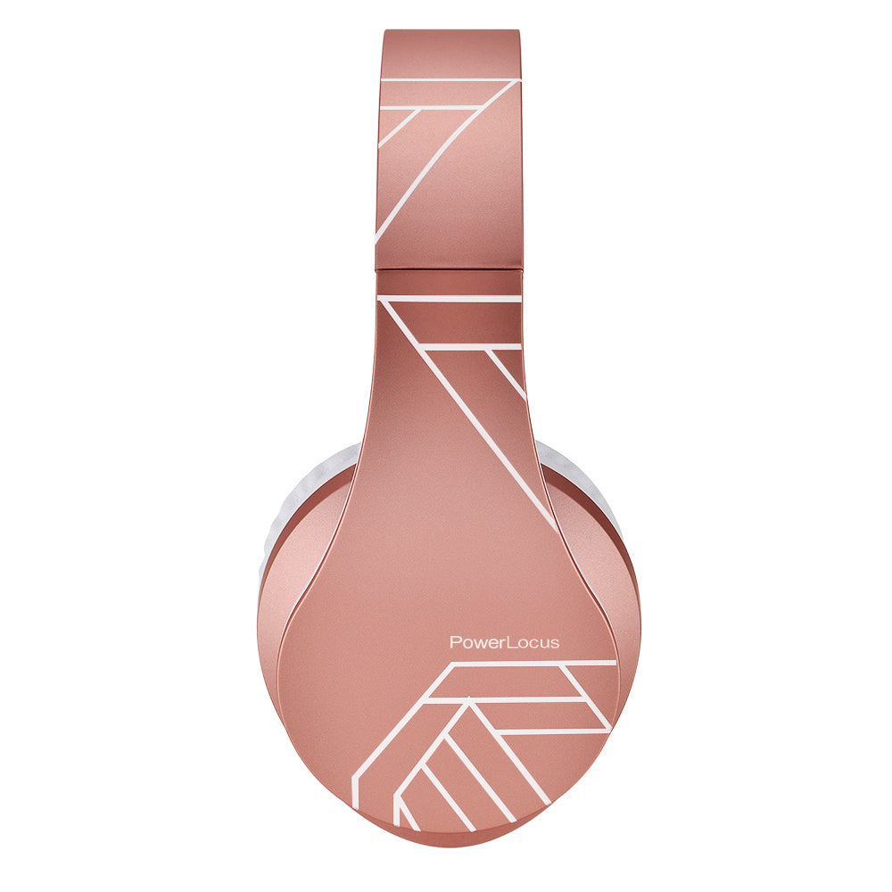 Słuchawki dla dzieci PowerLocus Kids RoseGold bezprzewodowe Bluetooth / FM