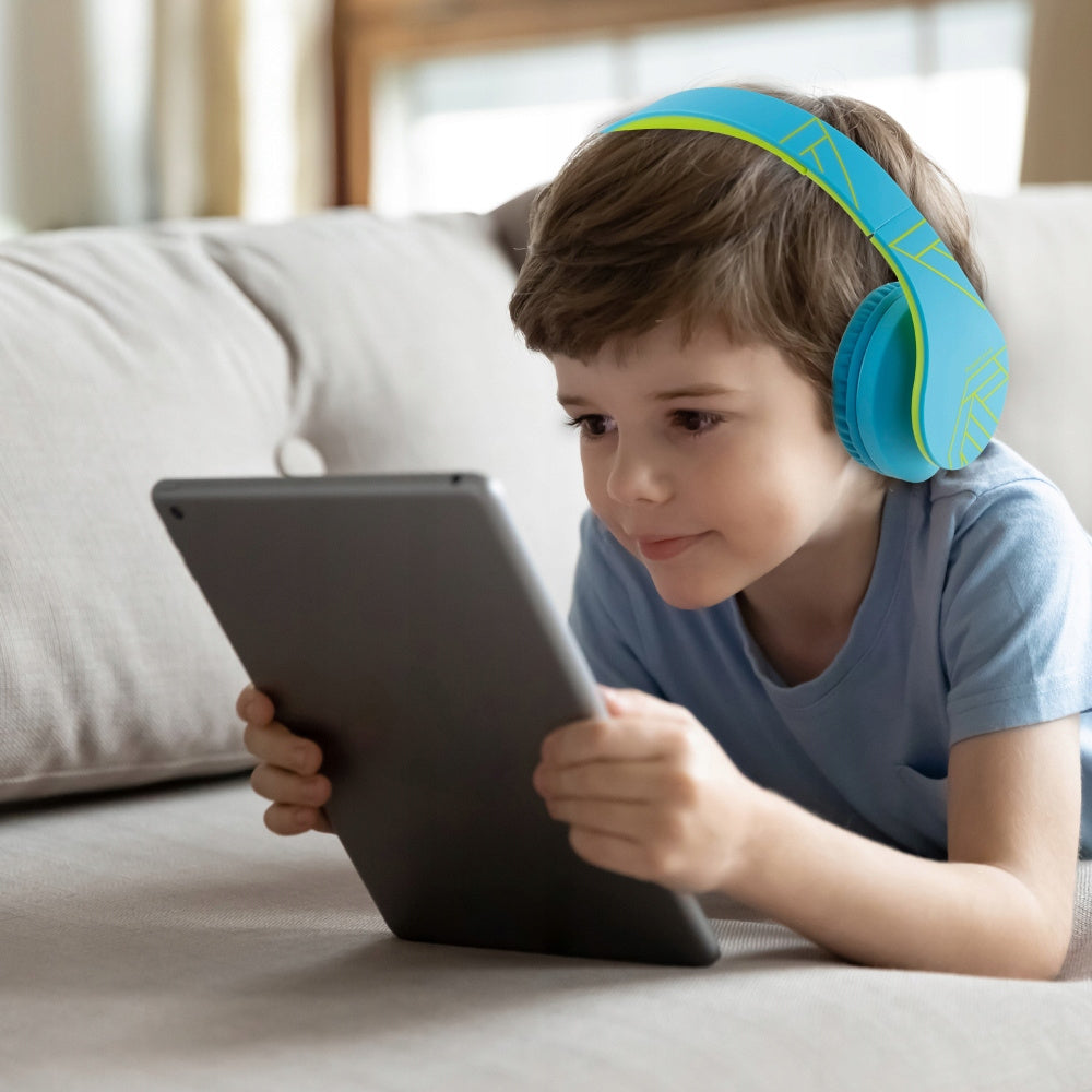 Słuchawki dla dzieci PowerLocus Kids bluegreen bezprzewodowe Bluetooth