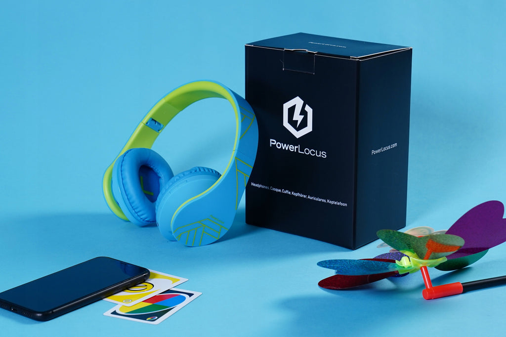 Słuchawki dla dzieci PowerLocus Kids bluegreen bezprzewodowe Bluetooth