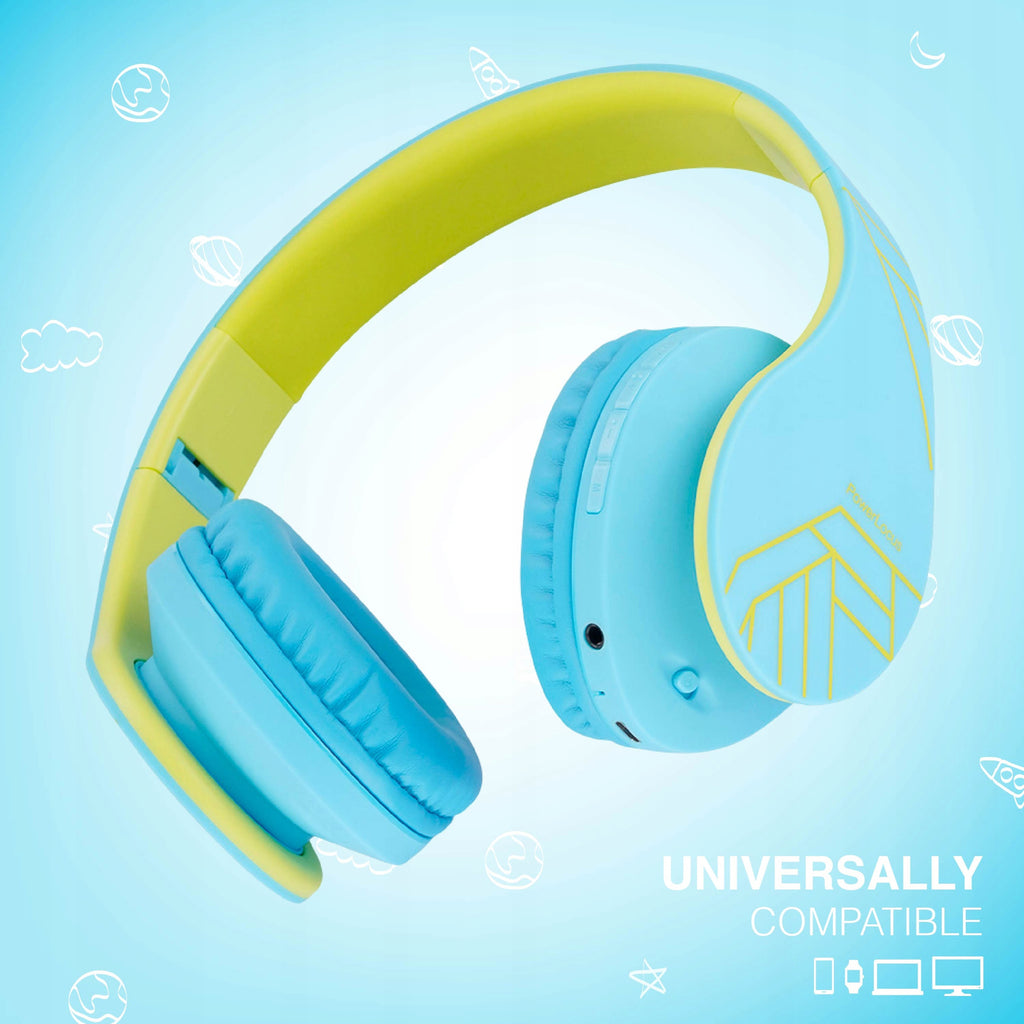 Słuchawki dla dzieci PowerLocus Kids bluegreen bezprzewodowe Bluetooth
