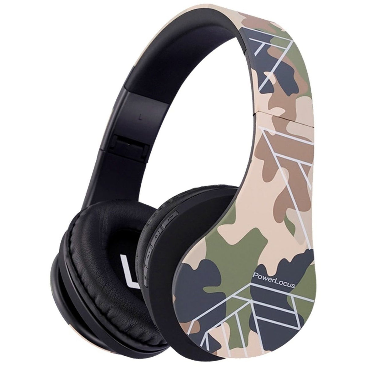 Słuchawki DLA DZIECI PowerLocus KIDS camouflage bezprzewodowe BLUETOOTH