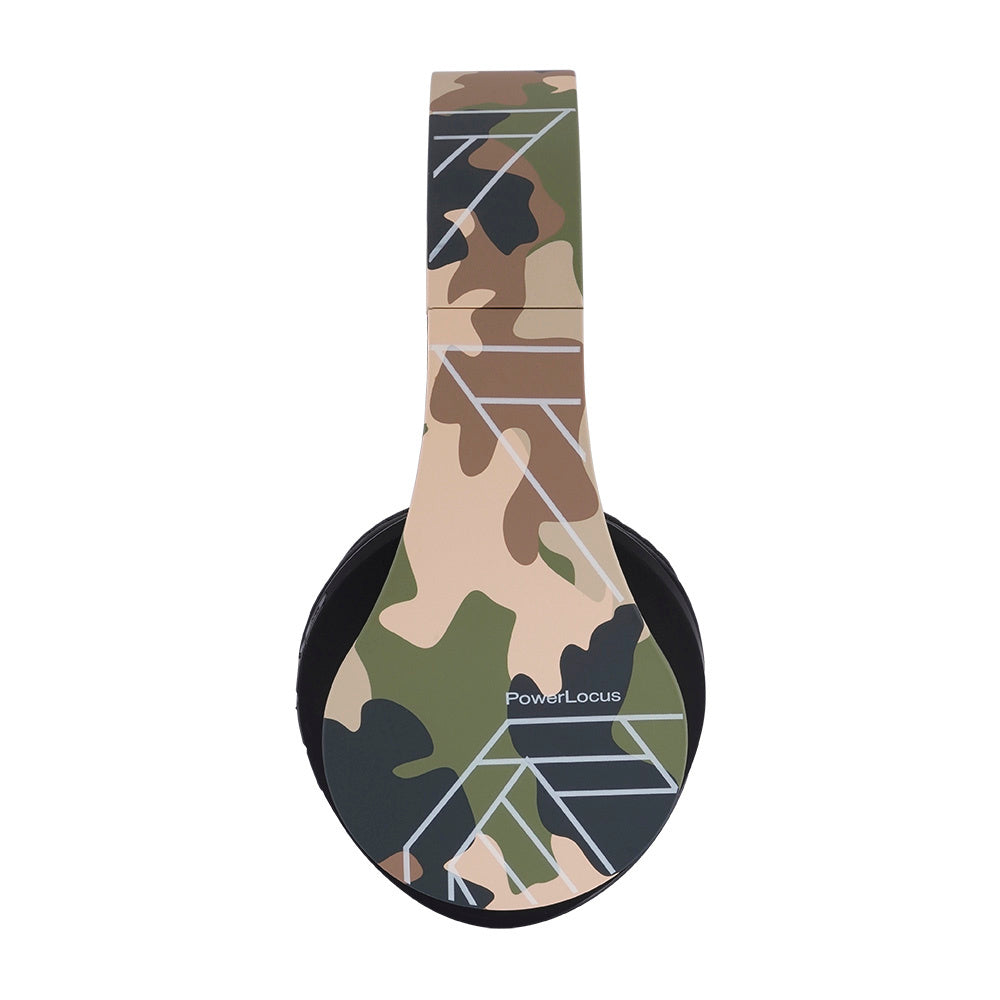 Słuchawki DLA DZIECI PowerLocus KIDS camouflage bezprzewodowe BLUETOOTH