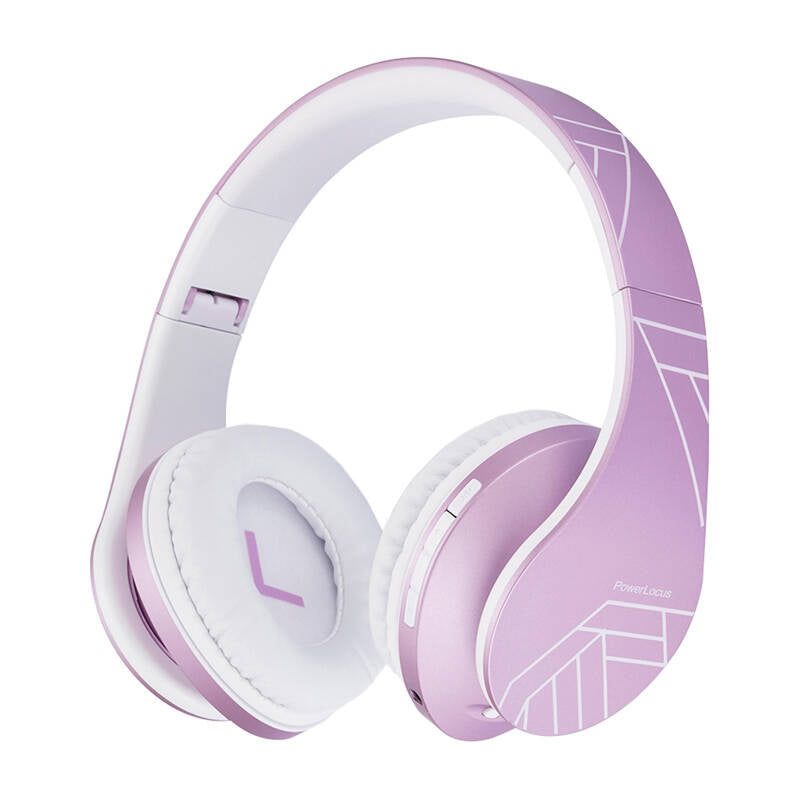 Słuchawki dla dzieci PowerLocus Kids metalpurple bezprzewodowe Bluetooth