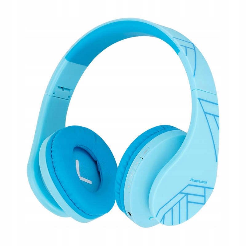 Słuchawki dla dzieci PowerLocus Kids niebieskie bezprzewodowe Bluetooth