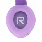 Słuchawki dla dzieci PowerLocus Kids tealpurple bezprzewodowe Bluetooth