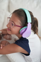 Słuchawki dla dzieci bezprzewodowe nauszne PowerLocus P1Kids kabel + etui