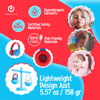 Słuchawki dla dzieci bezprzewodowe wokółuszne PowerLocus P1Kids kabel etui