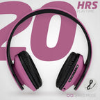 Słuchawki PowerLocus P2 bezprzewodowe blackpurple Bluetooth / microSD / FM