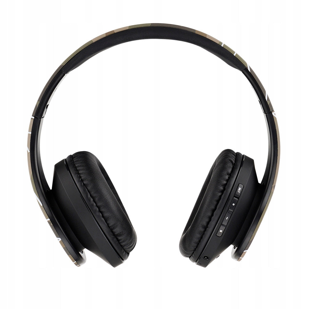 Słuchawki PowerLocus P2 bezprzewodowe camouflage Bluetooth / microSD / FM