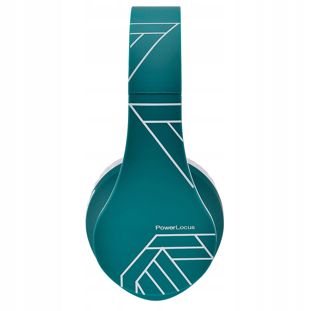 Słuchawki PowerLocus P2 bezprzewodowe OceanBlue Bluetooth / microSD / radioFM