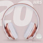 Słuchawki PowerLocus P2 bezprzewodowe RoseGold Bluetooth / microSD / radioFM