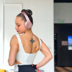 Słuchawki PowerLocus P2 bezprzewodowe RoseGold Bluetooth / microSD / radioFM