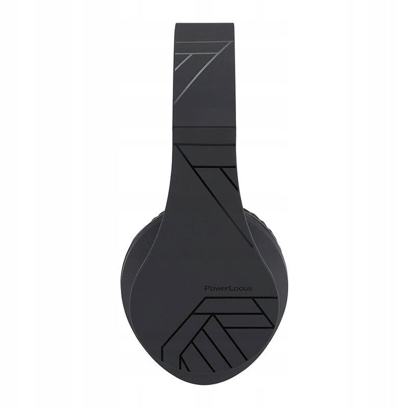 Słuchawki PowerLocus P2 bezprzewodowe czarne Bluetooth / microSD / radioFM