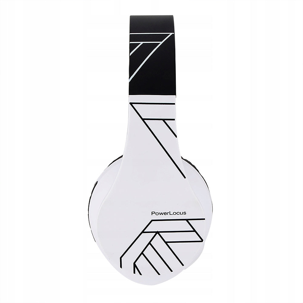 Słuchawki PowerLocus P2 bezprzewodowe czarno-czerwone Bluetooth / microSD / FM