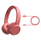 Słuchawki bezprzewodowe nauszne Philips TAH4205RD/00 BT bass