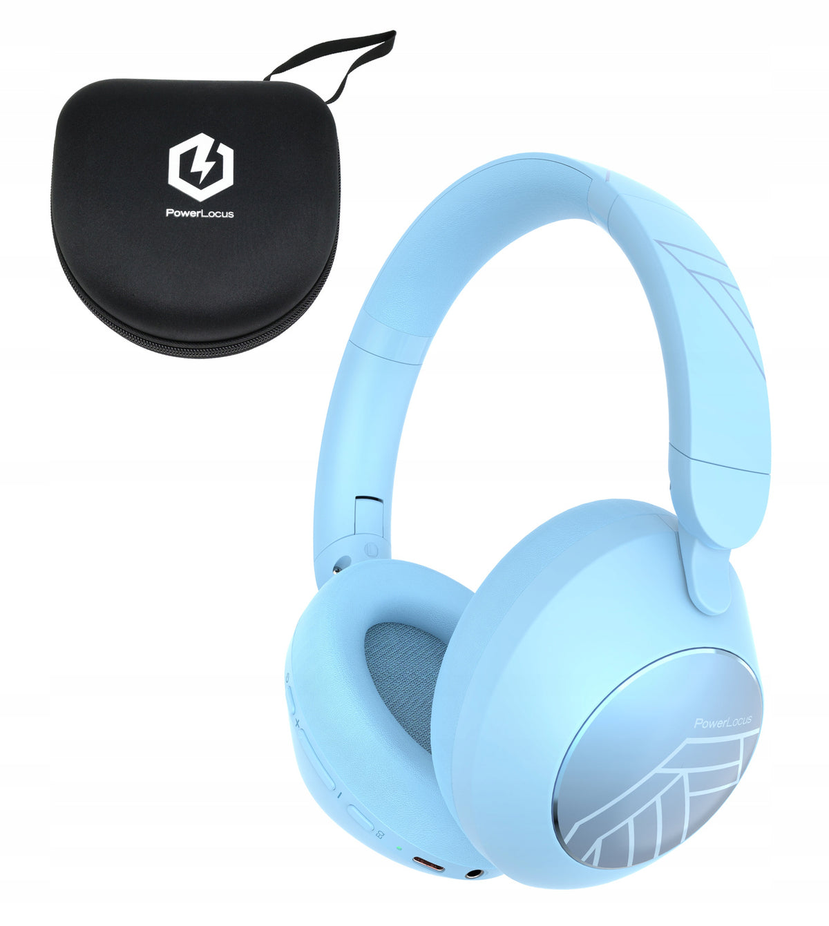Słuchawki bezprzewodowe wokółuszne PowerLocus Orion Hi-Fi 70h + etui