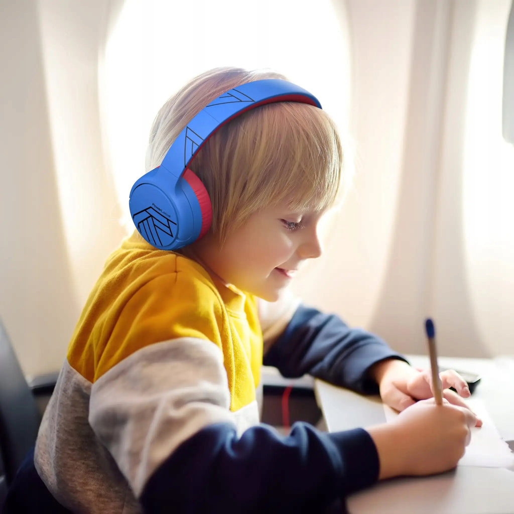 Słuchawki dla dzieci Bluetooth PowerLocus Tiger Kids ANC + naklejki