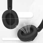 Słuchawki nauszne przewodowe PowerLocus Pwired USB-C
