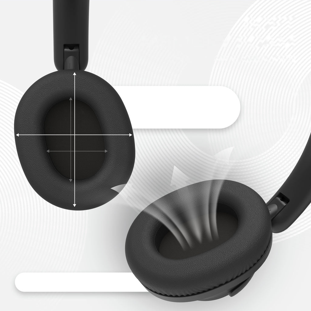 Słuchawki nauszne przewodowe PowerLocus Pwired USB-C