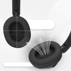 Słuchawki nauszne przewodowe PowerLocus Pwired USB-C