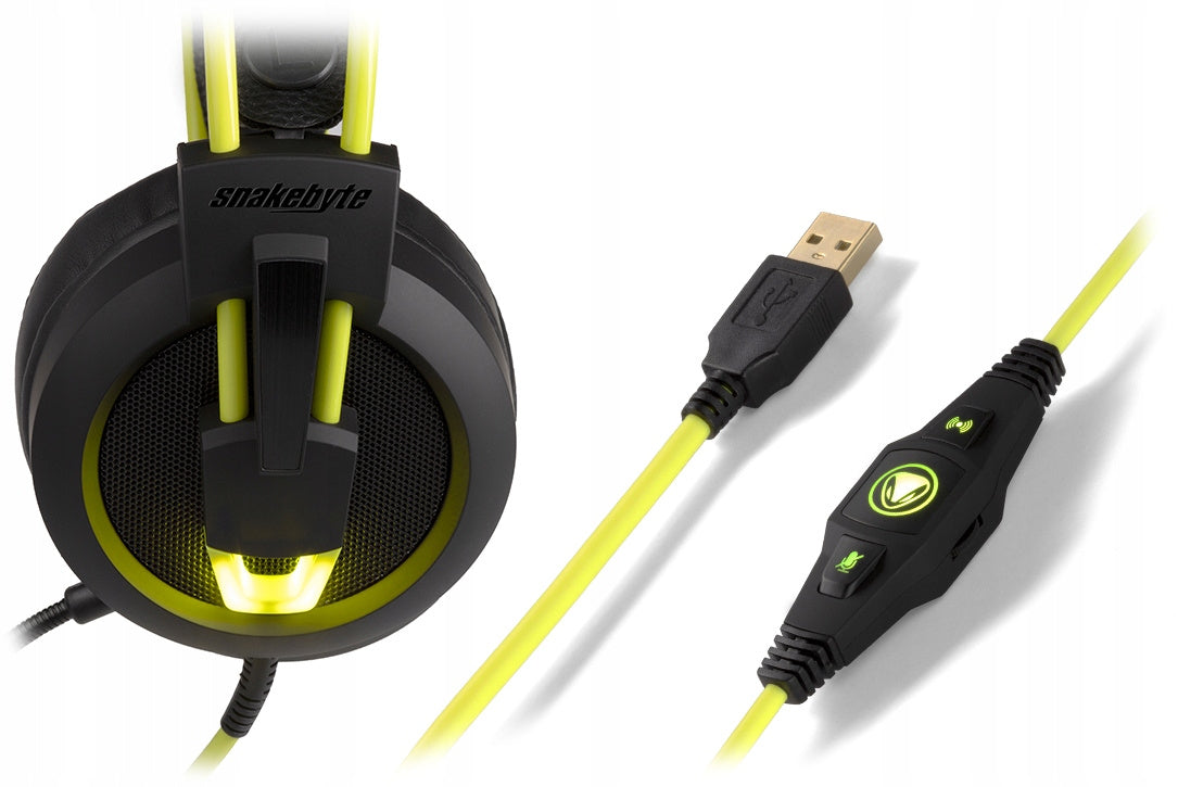 Snakebyte Słuchawki Gamingowe HEAD:SET pro 7.1 LED