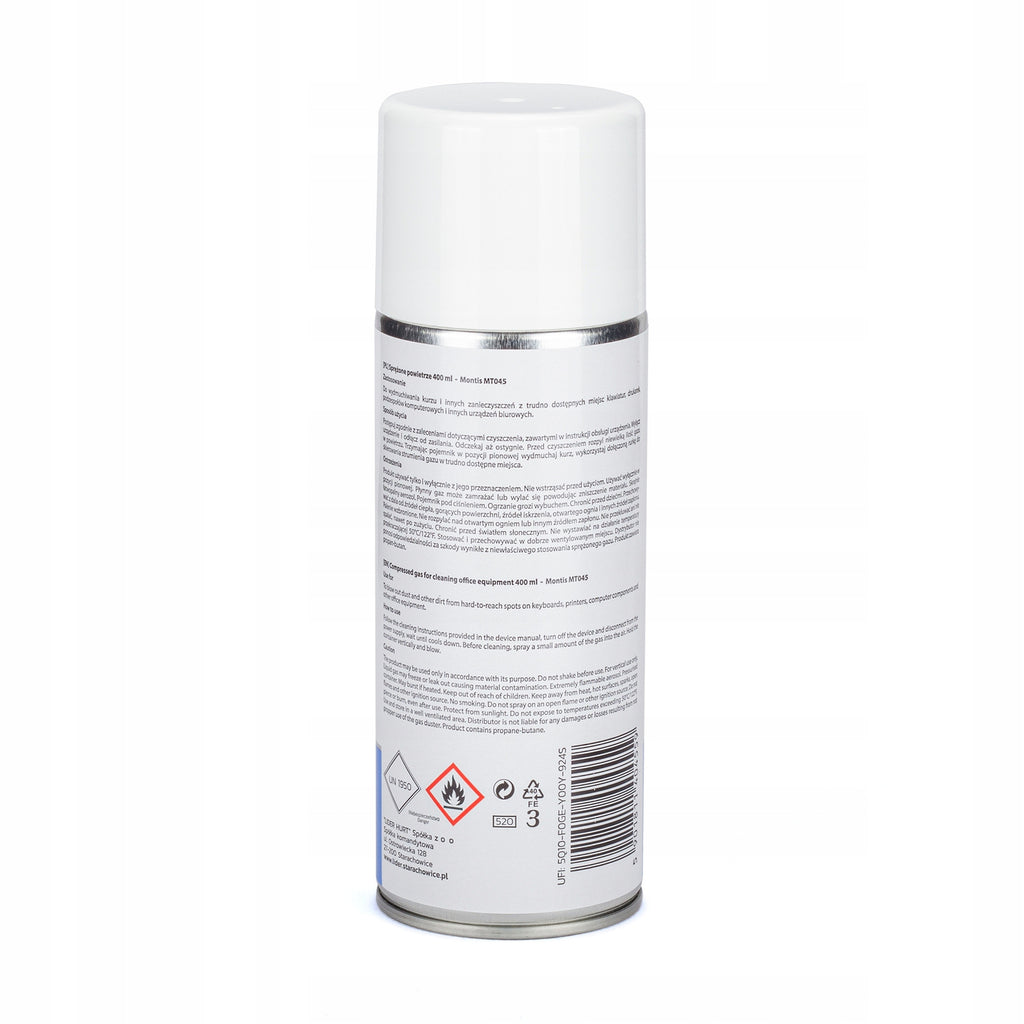 Spreżone powietrze Montis MT045 w puszce 400 ml