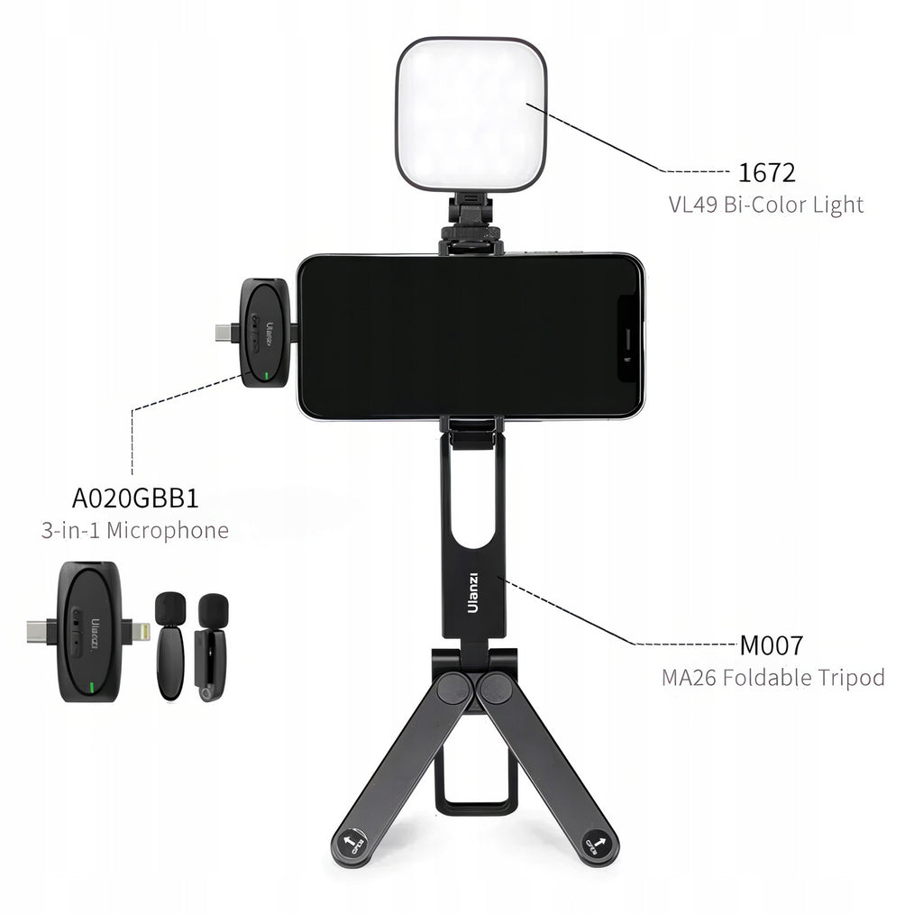 Statyw do smartfona Ulanzi Folding Tripod składany aparaty kamery telefon