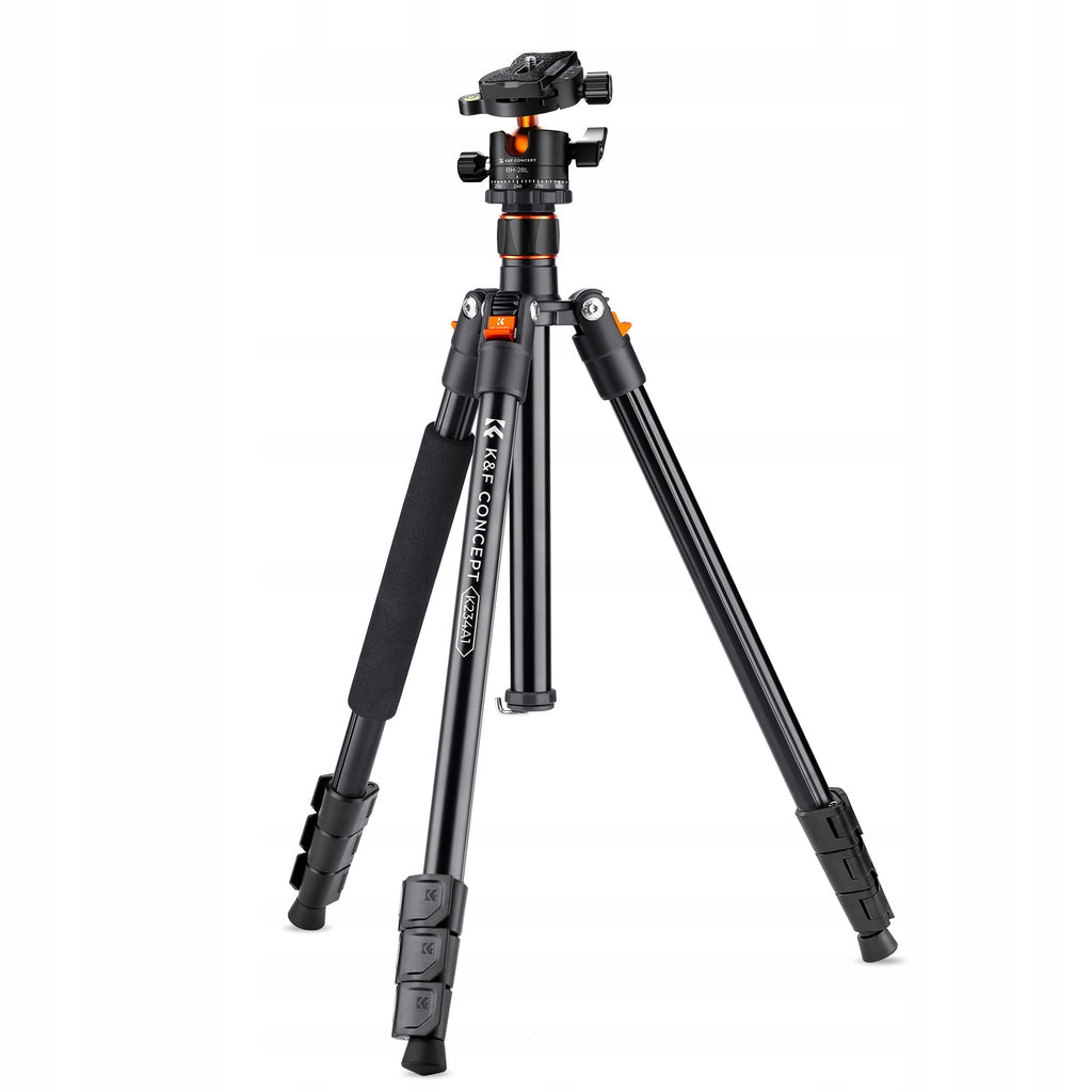 Statyw fotograficzny 230cm k&f K234A1+BH-28L głowica kulowa tripod