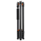 Statyw fotograficzny 230cm k&f T254A7 łamana kolumna monopod tripod 360