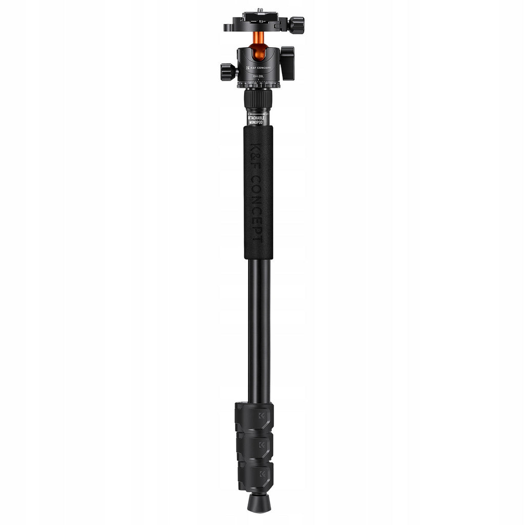 Statyw fotograficzny 230cm k&f T254A7 łamana kolumna monopod tripod 360