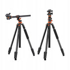 Statyw fotograficzny 230cm k&f T254A7 łamana kolumna monopod tripod 360