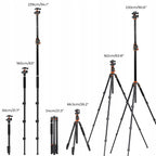 Statyw fotograficzny 230cm k&f T254A7 łamana kolumna monopod tripod 360