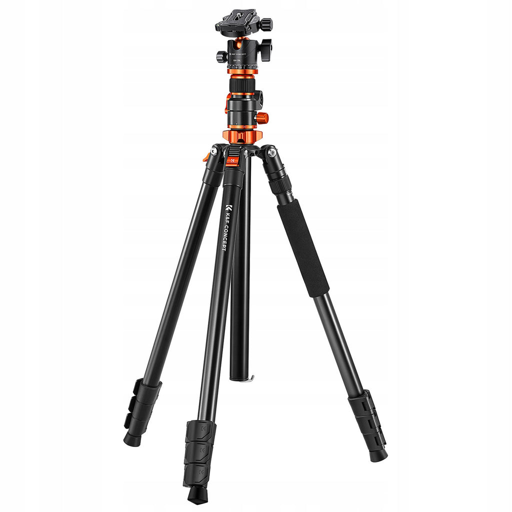 Statyw fotograficzny 230cm k&f T254A7 łamana kolumna monopod tripod 360