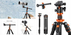 Statyw fotograficzny 230cm k&f T254A7 łamana kolumna monopod tripod 360