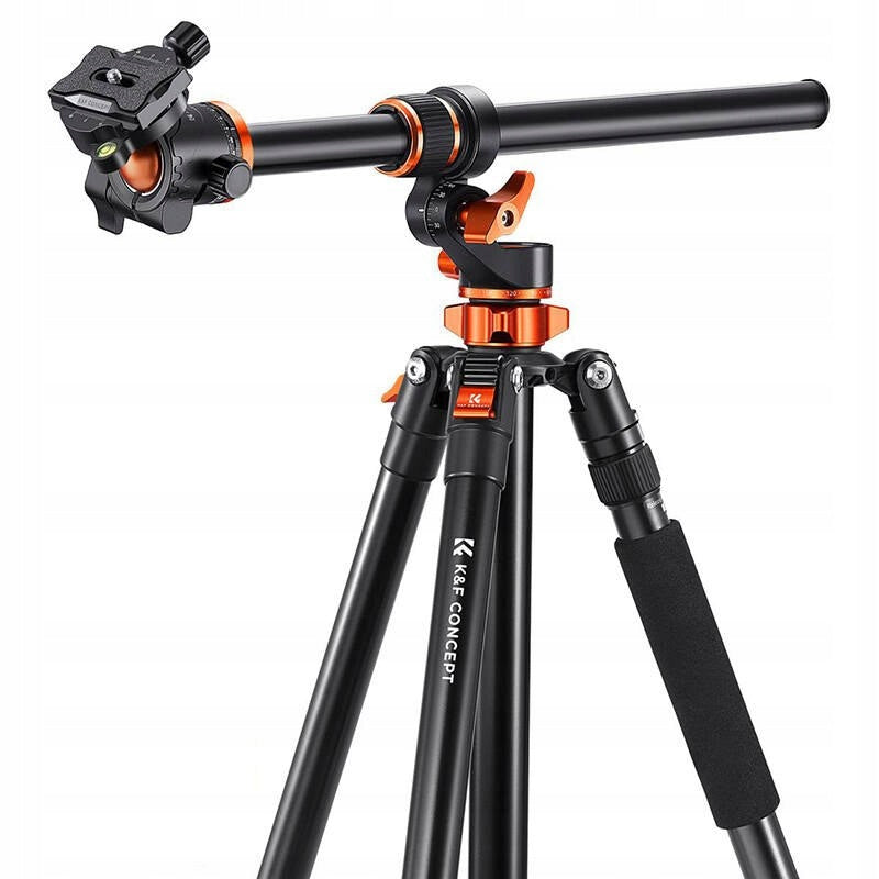 Statyw fotograficzny 230cm k&f T254A7 łamana kolumna monopod tripod 360