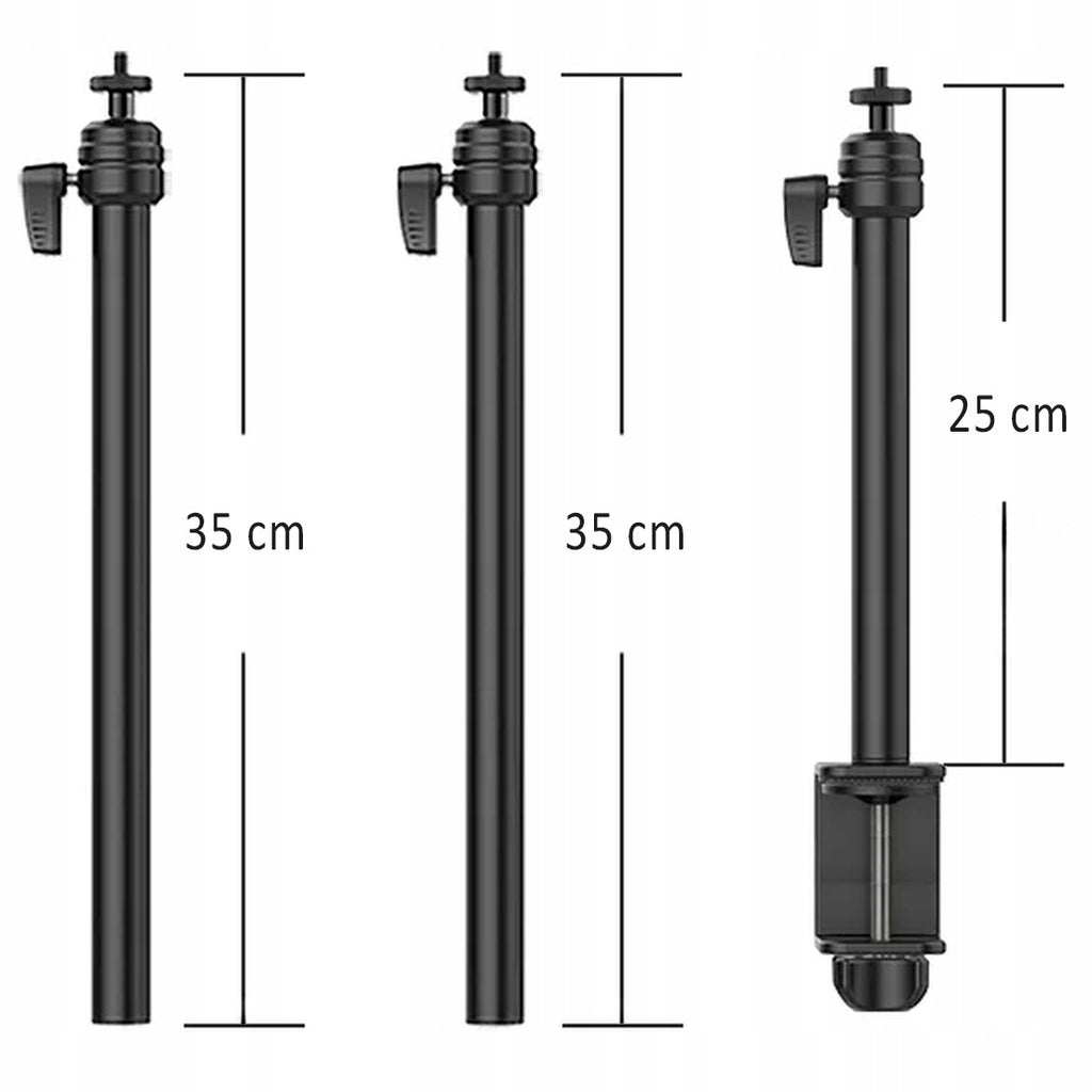 Statyw stołowy Ulanzi LS08 95 cm czarny do montażu kamery lub lampy.