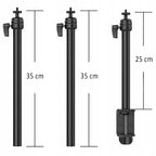 Statyw stołowy Ulanzi LS08 95 cm czarny do montażu kamery lub lampy.